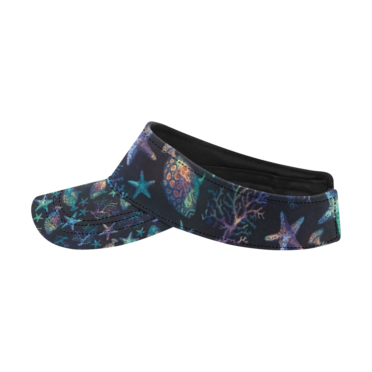 Starfish Pattern Print Design 01 Unisex Sun Visor