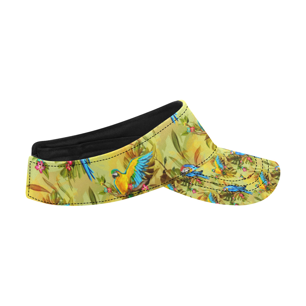 Parrot Pattern Print Design A02 Unisex Sun Visor