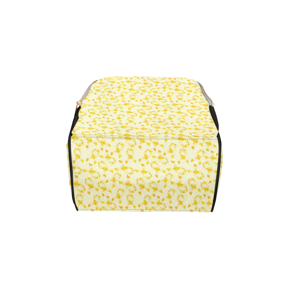 Childhood cancer Pattern Print Design 01 Diaper Bag Backpack