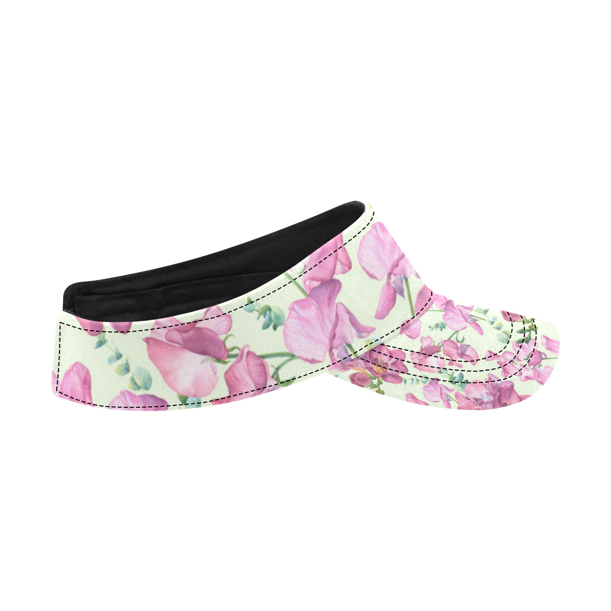 Peony Pattern Print Design PE011 Unisex Sun Visor