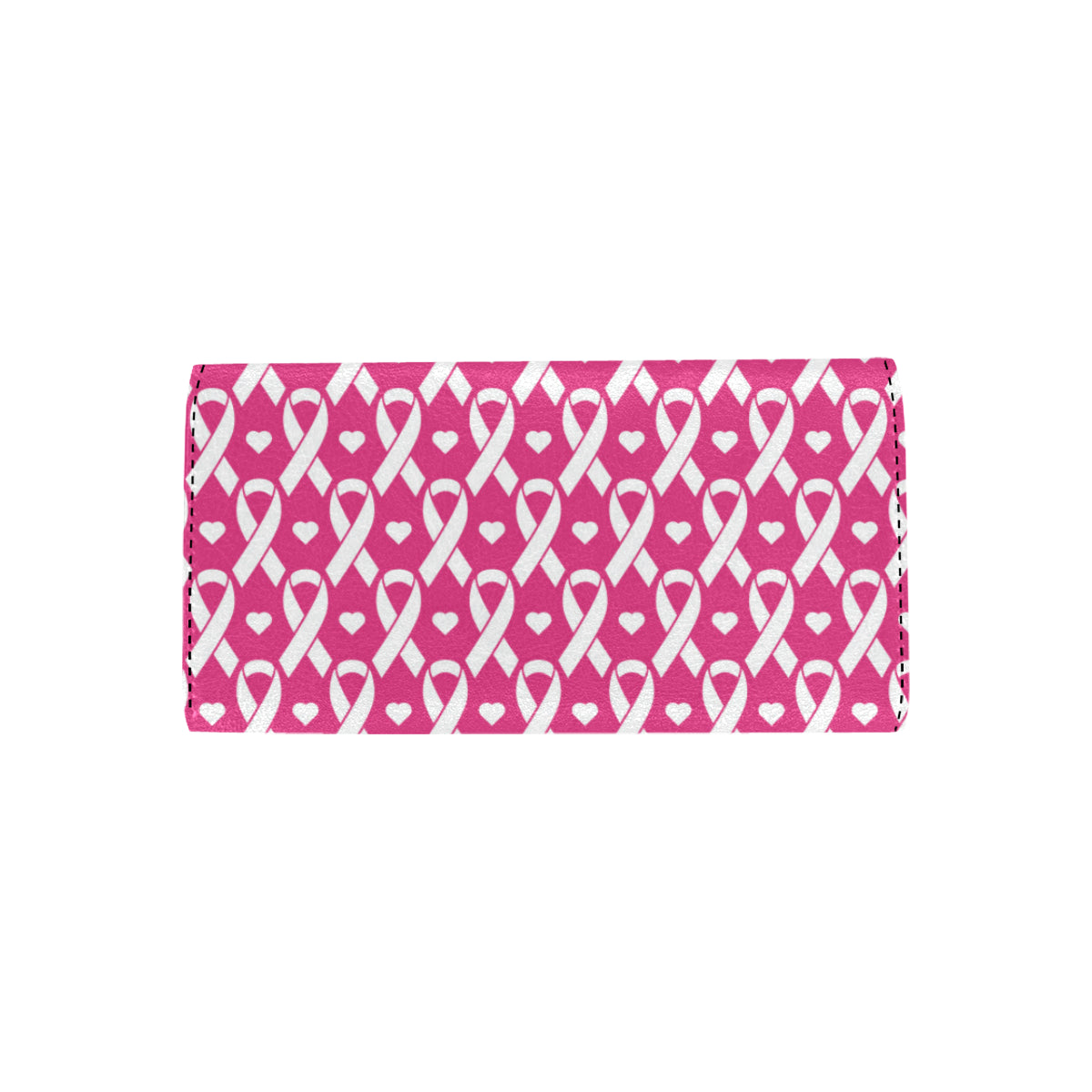 Breast cancer Pattern Print Design 05 Women's Trifold Wallet