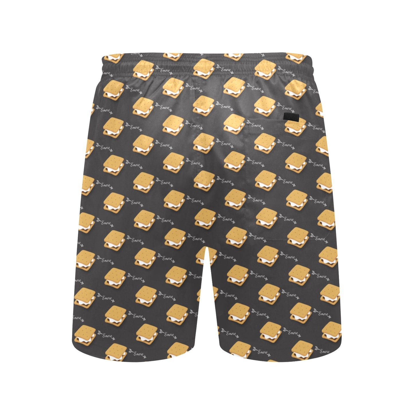 S_Mores Print Design LKS301 Men's Swim Trunks Beach Shorts