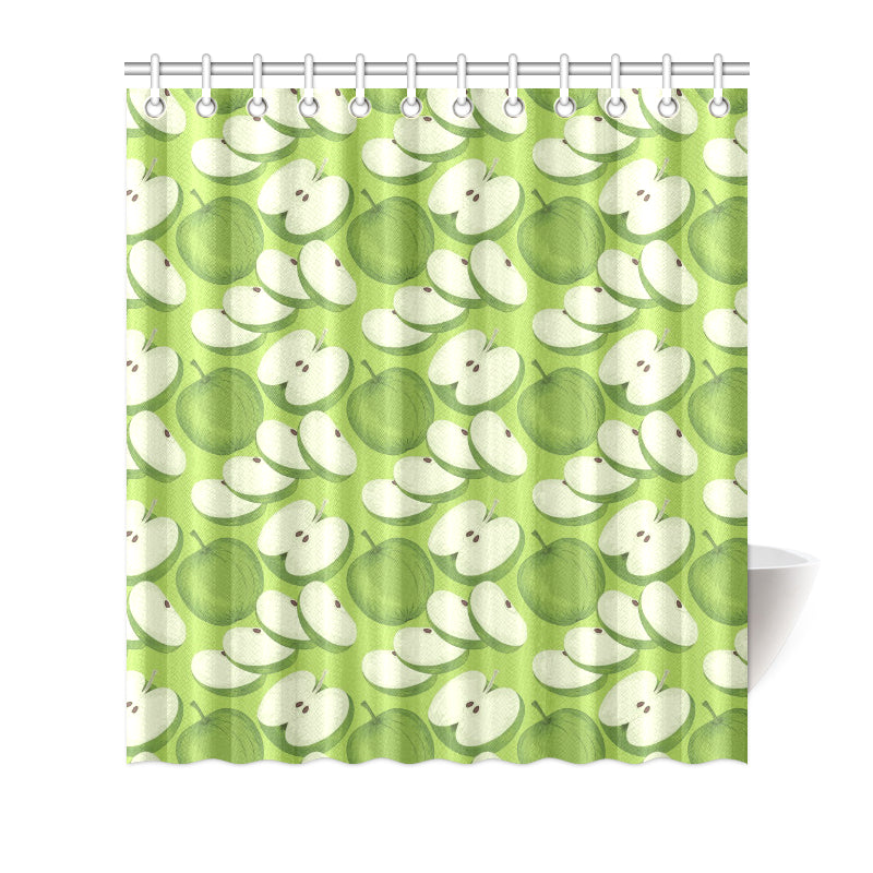 Apple Pattern Print Design AP010 Shower Curtain