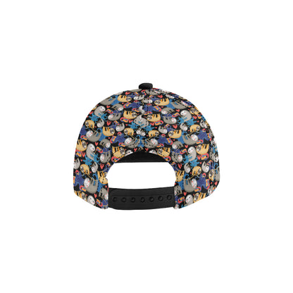 Sloth Cartoon Design Themed Print Snapback Cap
