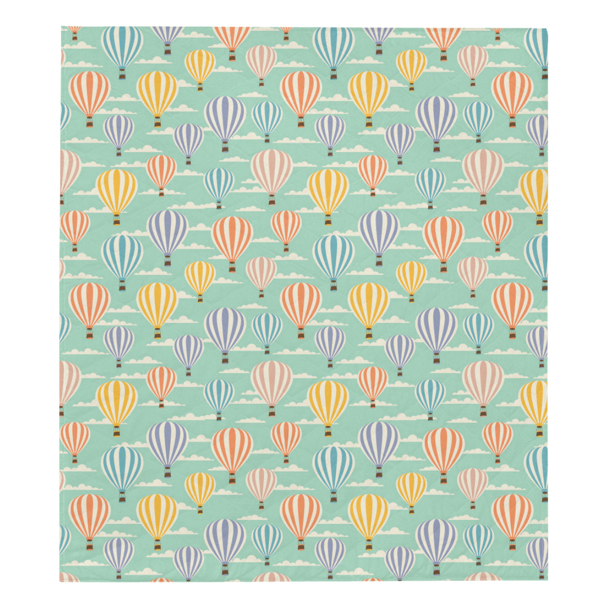 Ballon Pattern Print Design 01 Premium Quilt