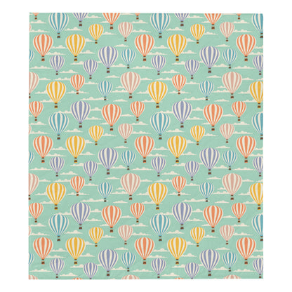 Ballon Pattern Print Design 01 Premium Quilt