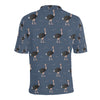 Ostrich Pattern Print Design 04 Men Polo Shirt