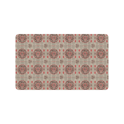Calendar Aztec Print Pattern Rubber Doormat