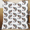 Great White Shark Pattern Print Design 03 Premium Quilt