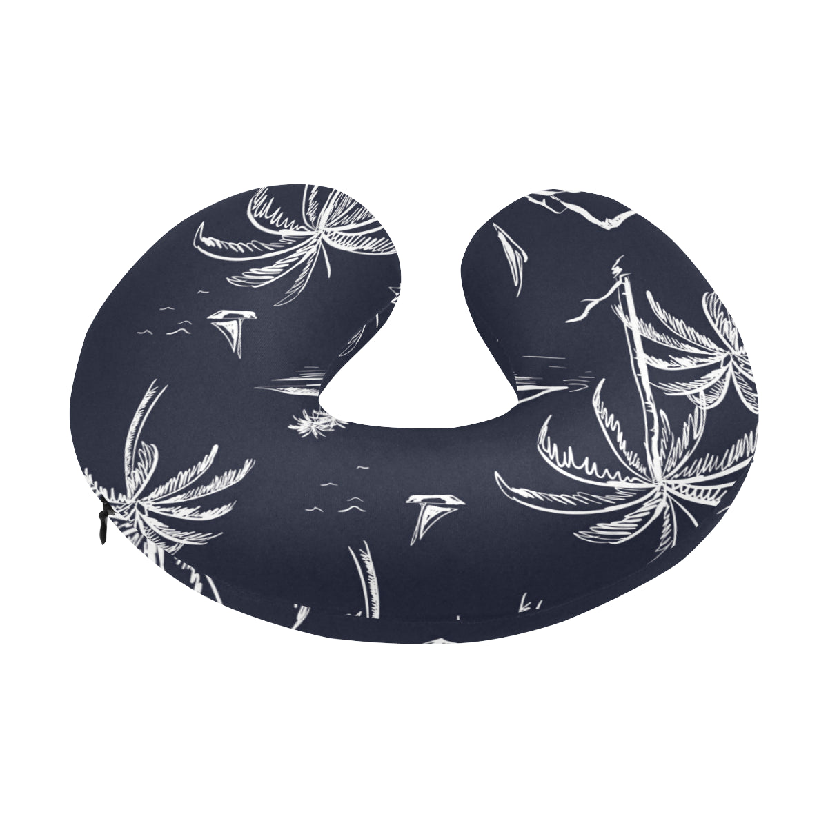 Pacific island Pattern Print Design A02 U-Shaped Travel Neck Pillow