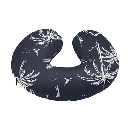 Pacific island Pattern Print Design A02 U-Shaped Travel Neck Pillow