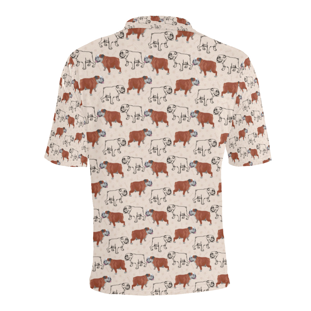 Bulldogs Pattern Print Design 04 Men Polo Shirt
