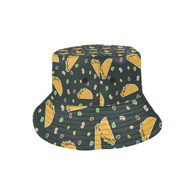 Taco Pattern Print Design TC02 Unisex Bucket Hat