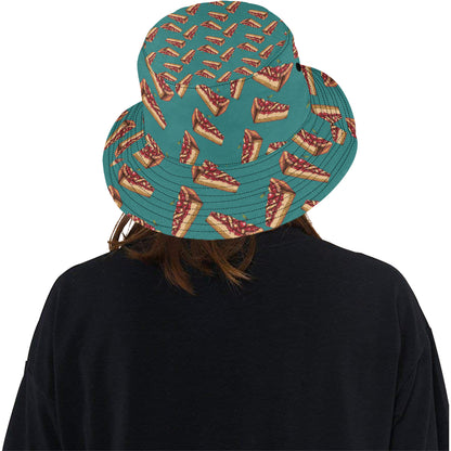 Cheesecake Cherry Pattern Print Design CK03 Unisex Bucket Hat