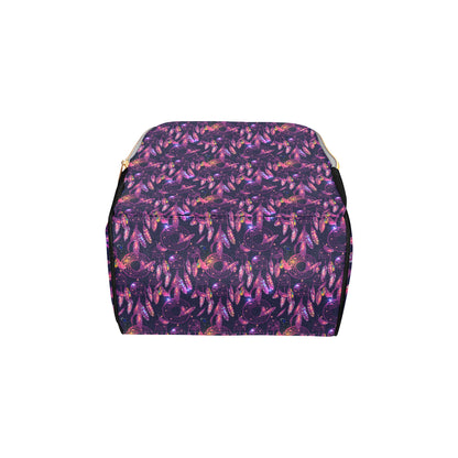 Dream catcher neon Diaper Bag Backpack