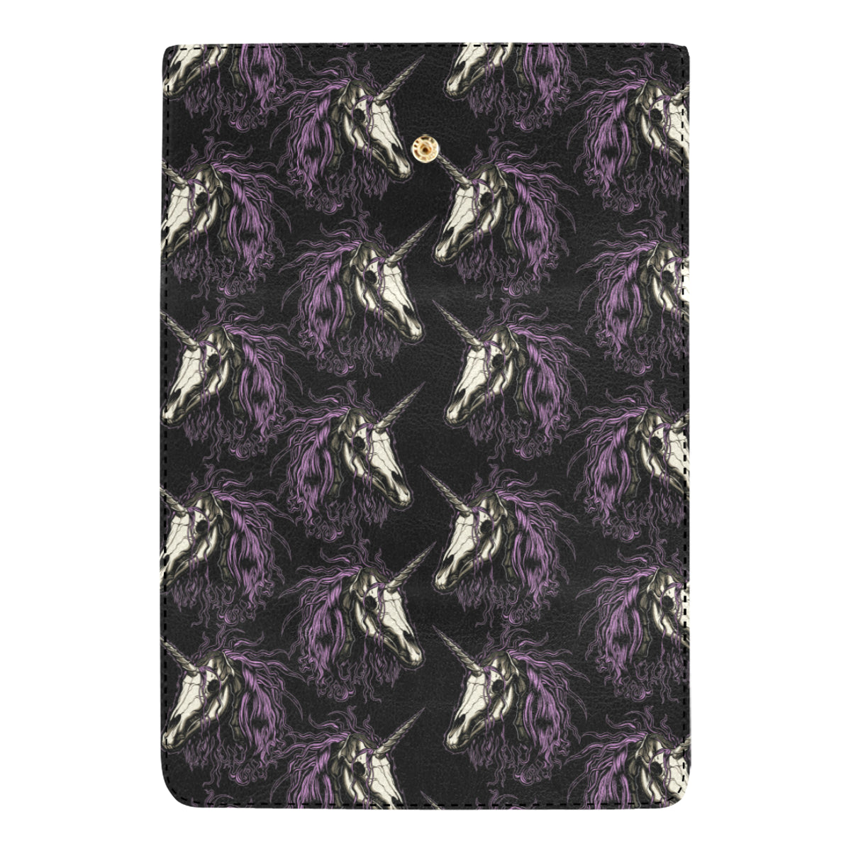 Unicorn Skull head Women's Trifold Wallet