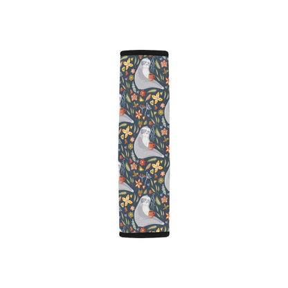 Sloth Print Design LKS303 Car Seat Belt Cover