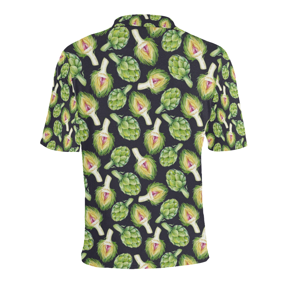 Artichoke Pattern Print Design 01 Men Polo Shirt