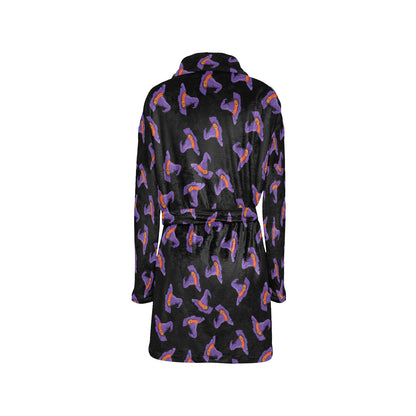 Witch Hat Print Design LKS304 Women's Fleece Robe