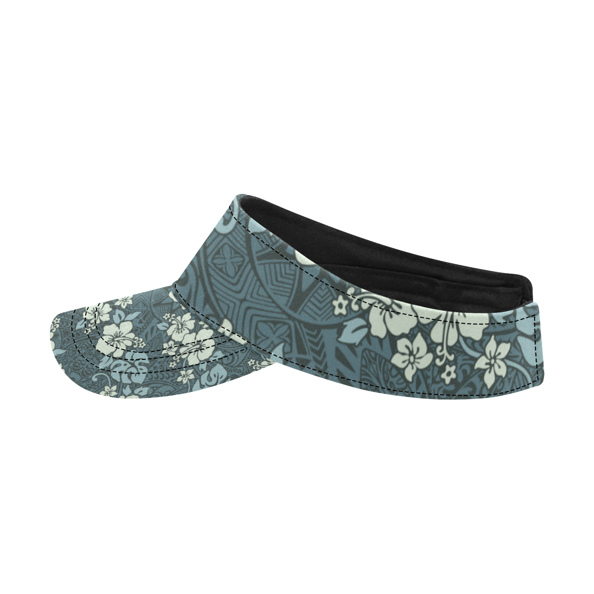 Flower Hawaiian Hibiscus Style Print Pattern Unisex Sun Visor
