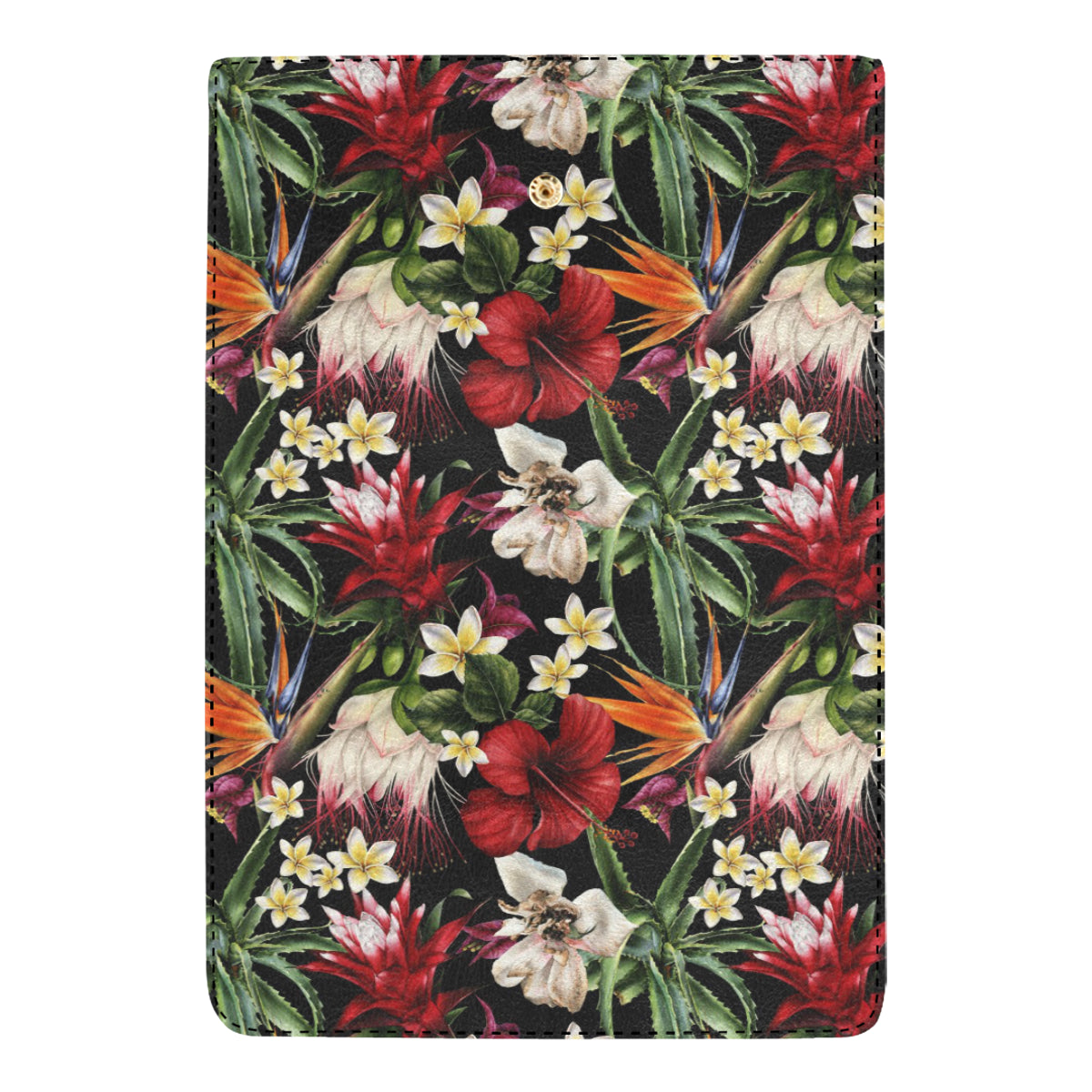 Summer Floral Pattern Print Design SF03 Women's Trifold Wallet