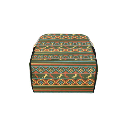 Horse Western Pattern Diaper Bag Backpack