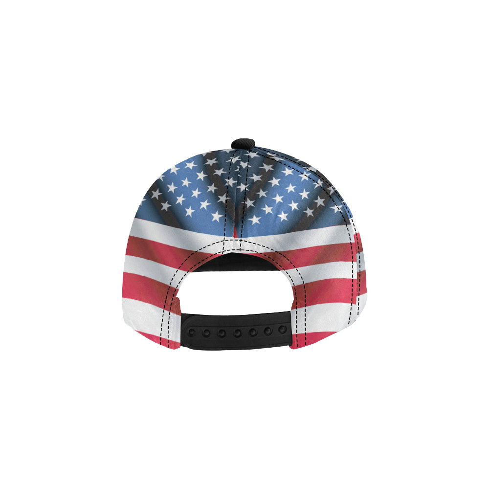 American flag Classic Snapback Cap