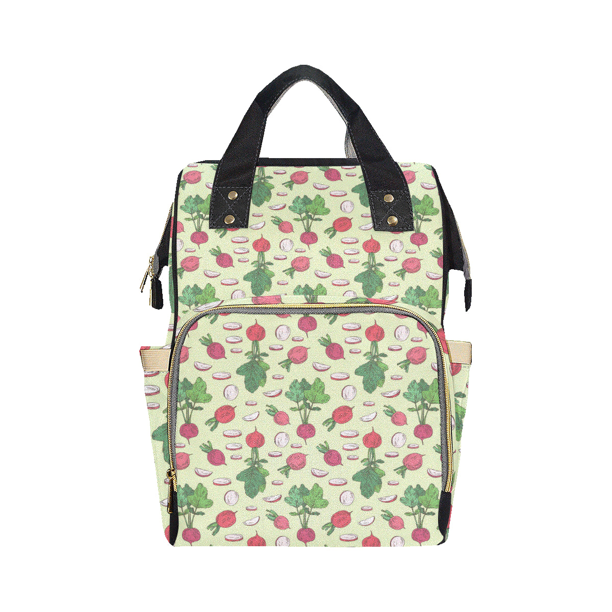 Radish Pattern Print Design A04 Diaper Bag Backpack