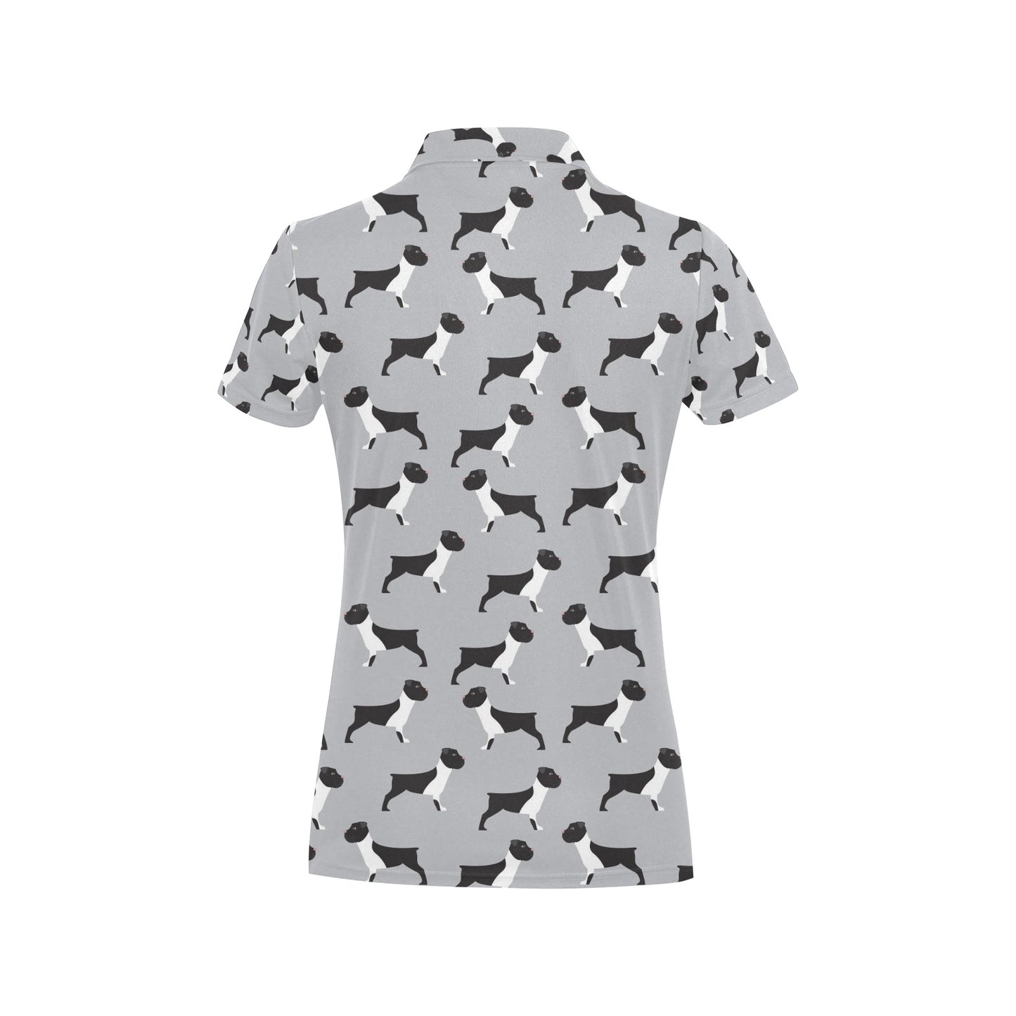 Boxers Pattern Print Design 01 Women's Polo Shirt