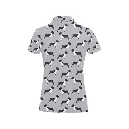 Boxers Pattern Print Design 01 Women's Polo Shirt