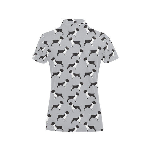 Boxers Pattern Print Design 01 Women's Polo Shirt