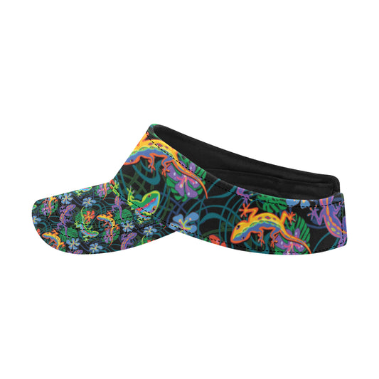 Gecko Colorful Pattern Print Design 01 Unisex Sun Visor