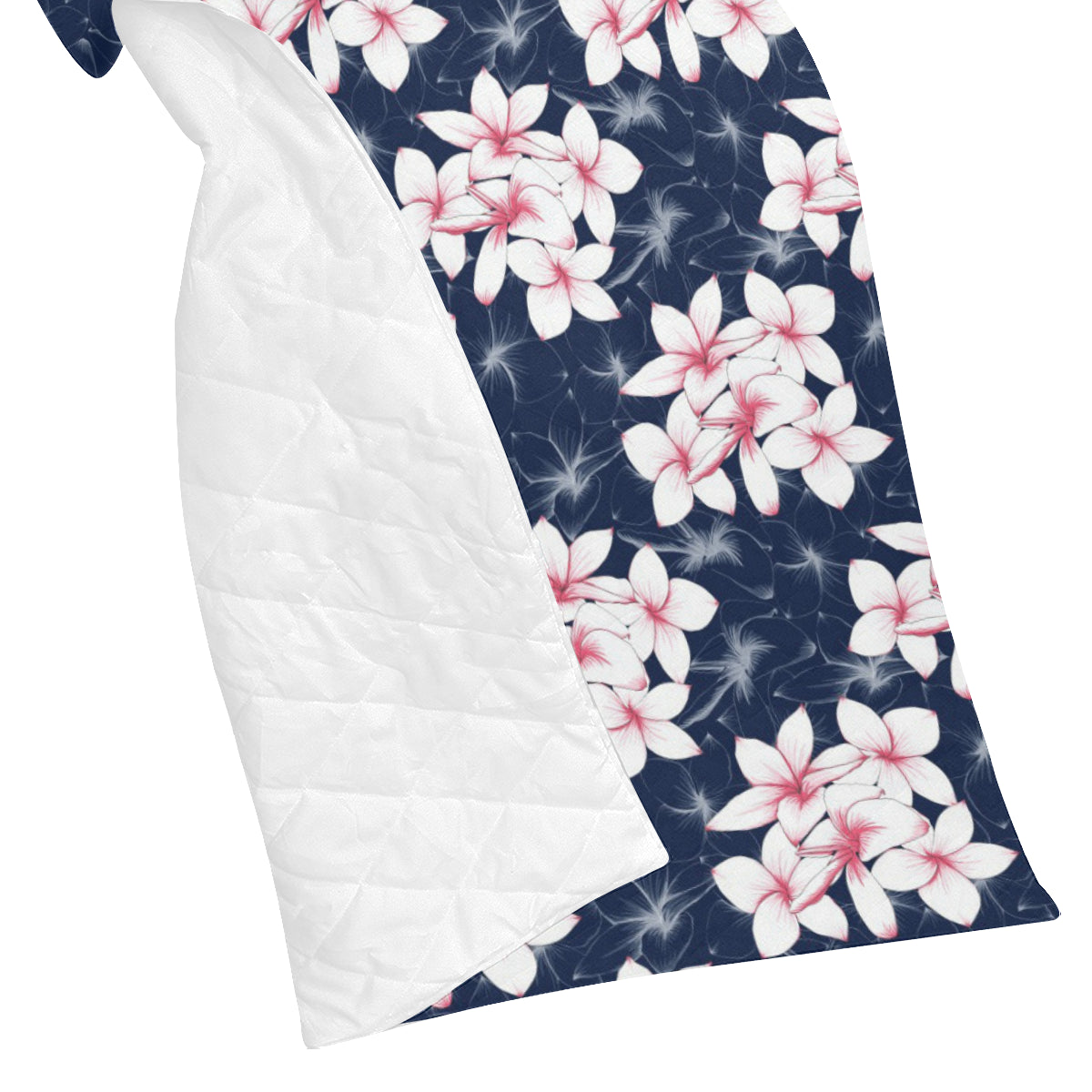 Plumeria Pattern Print Design PM017 Premium Quilt