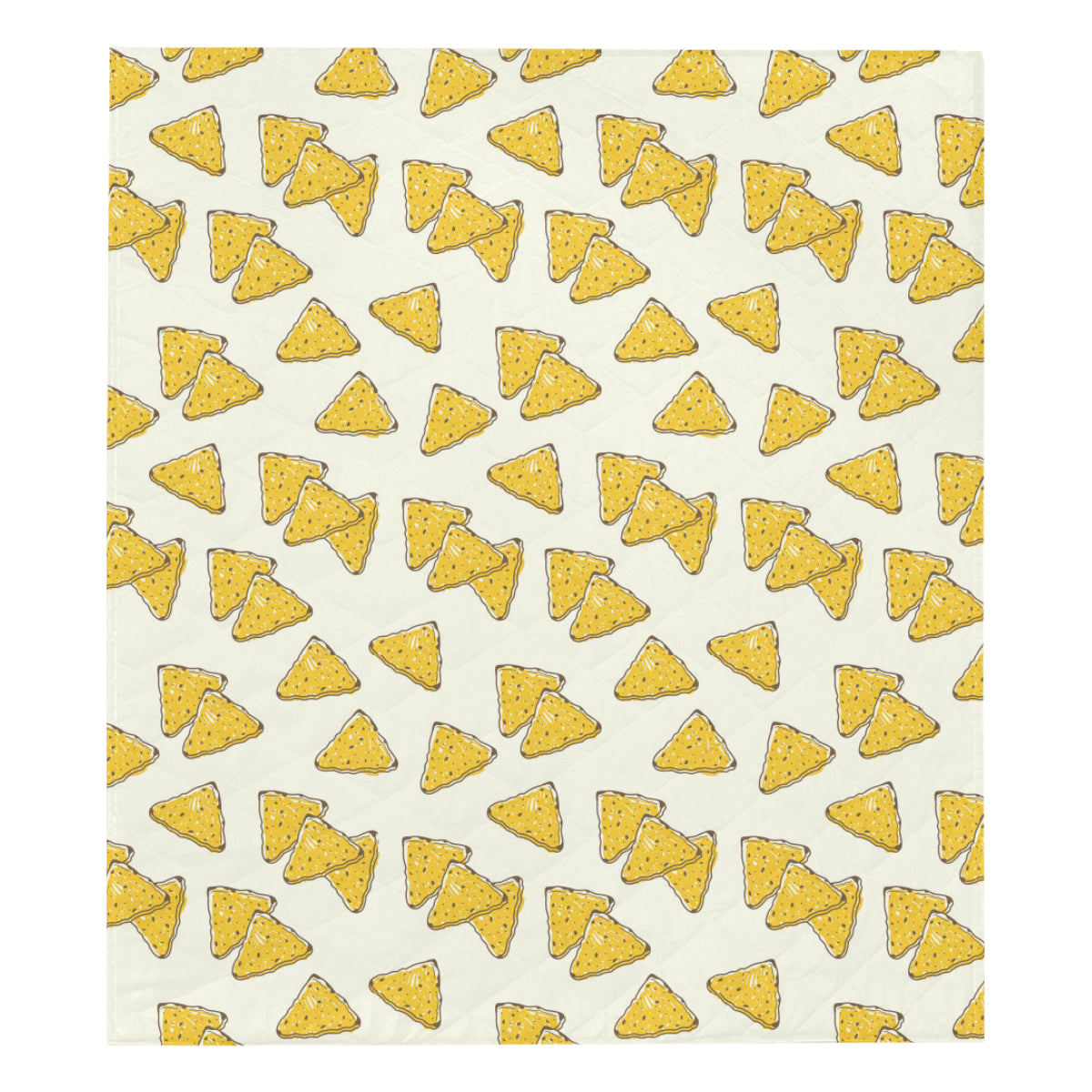 Nachos Pattern Print Design A01 Premium Quilt