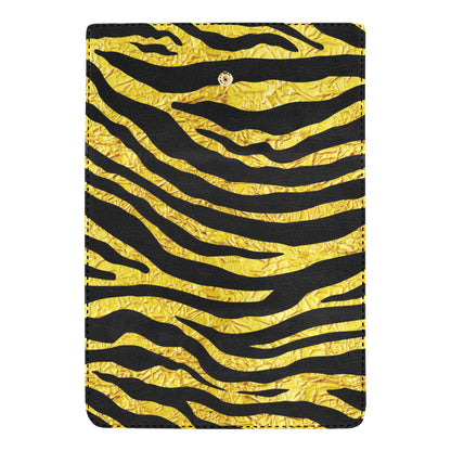 zebra Gold Women's Trifold Wallet