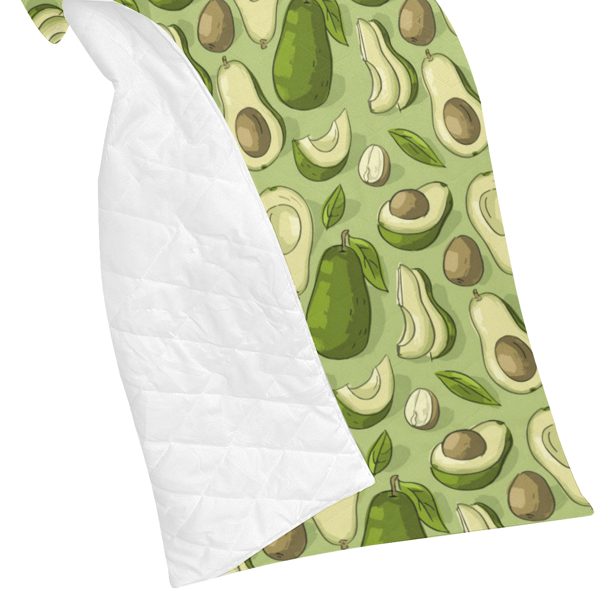 Avocado Pattern Print Design AC03 Premium Quilt