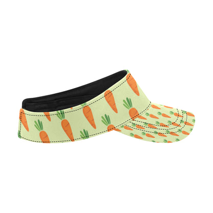 Carrot Pattern Print Design 02 Unisex Sun Visor