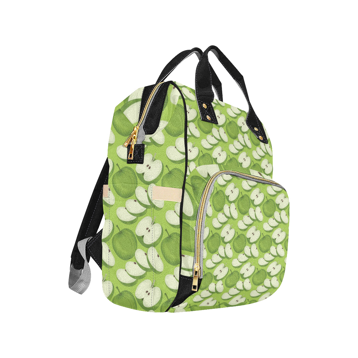 Apple Pattern Print Design AP010 Diaper Bag Backpack