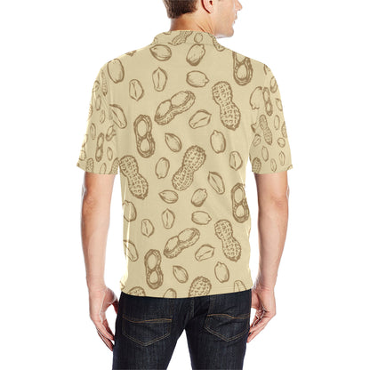 Peanut Pattern Print Design A02 Men Polo Shirt