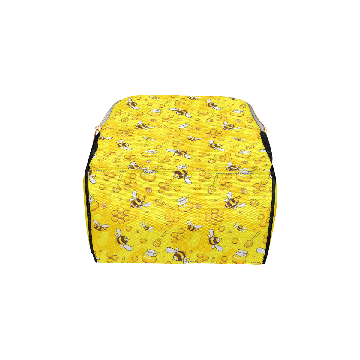 Bee Pattern Print Design BEE01 Diaper Bag Backpack
