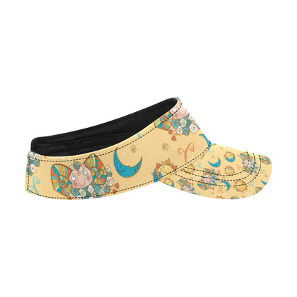 Aries Zodiac Pattern Print Design 03 Unisex Sun Visor