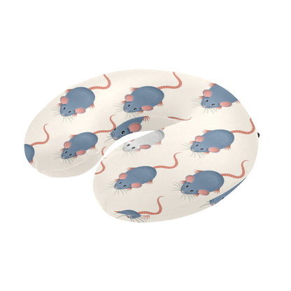 Rat Pattern Print Design 03 U-Shaped Travel Neck Pillow