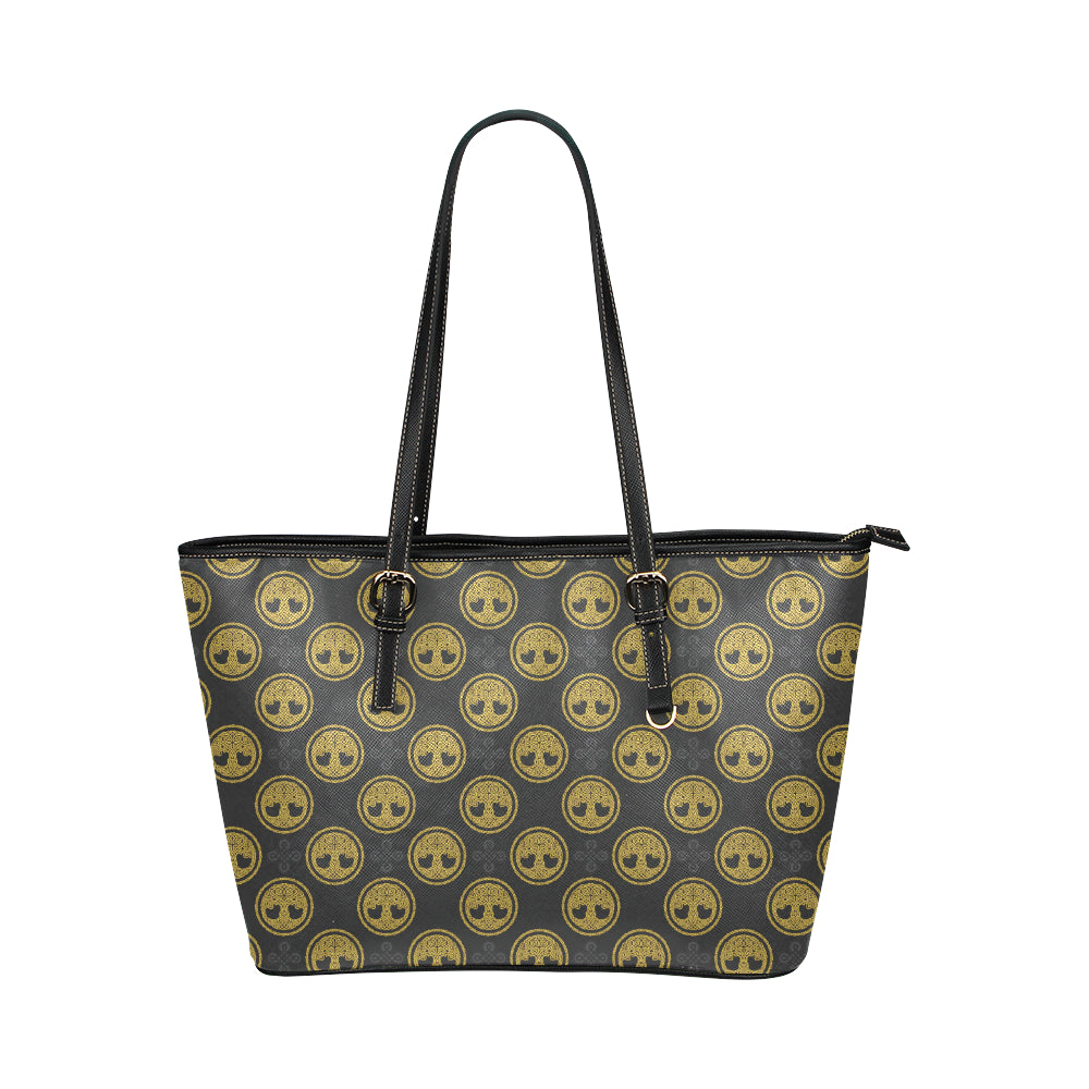 Celtic Tree of Life Design Leather Tote Bag