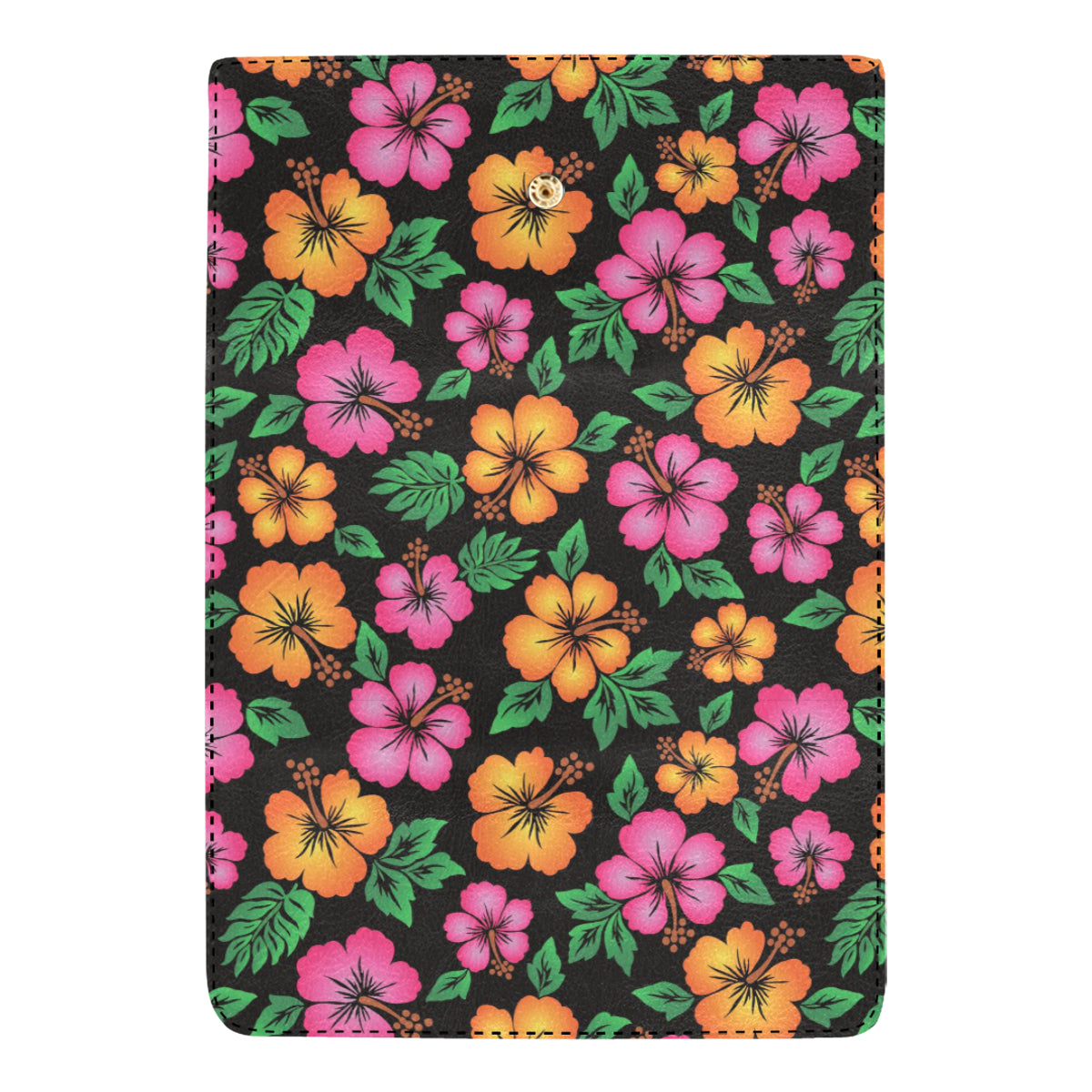 Hibiscus Pattern Print Design HB029 Women's Trifold Wallet