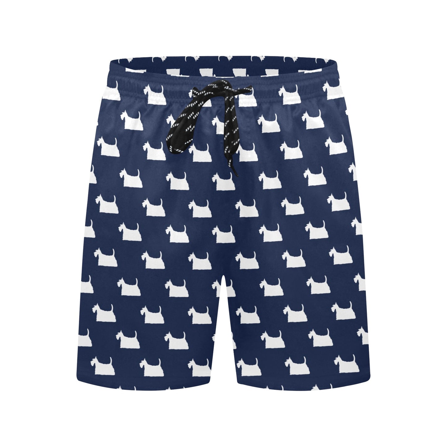 Scottish Terriers Print Design LKS303 Men's Swim Trunks Beach Shorts