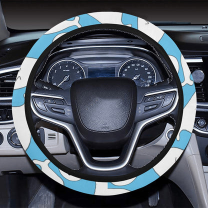 Sea Lion Print Design LKS402 Steering Wheel Cover with Elastic Edge