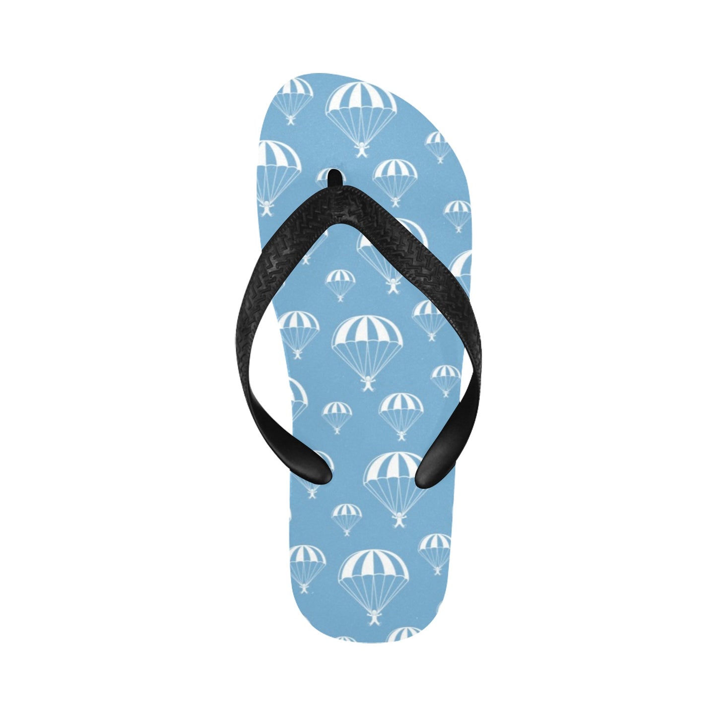 Skydiver Print Design LKS305 Flip Flops