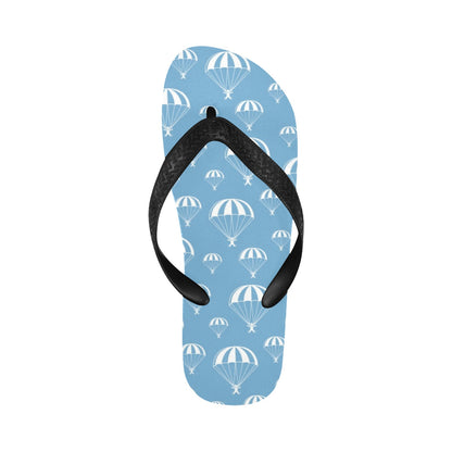 Skydiver Print Design LKS305 Flip Flops
