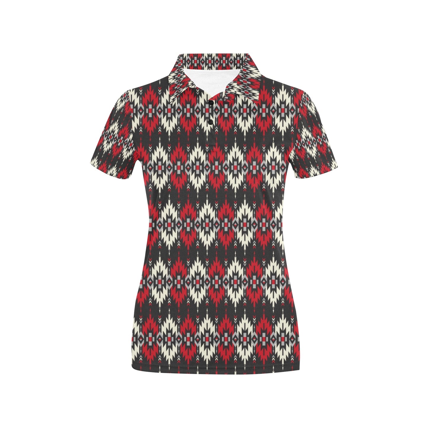 Southwestern Pattern Women's Polo Shirt