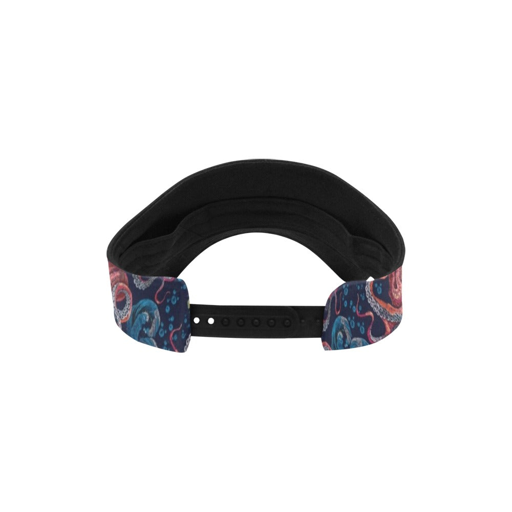 Underwater Giant Squid Print Design LKS302 Unisex Sun Visor